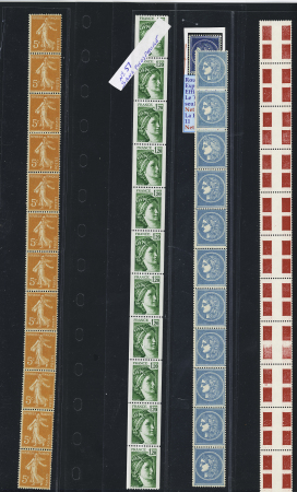 Collection de roulettes de 11 ou 6, essentiellement