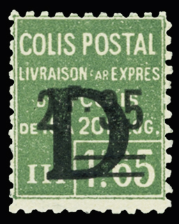 N°141 2f35 sur 1f65 vert, neuf **, TB