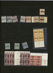 Collection de timbres de cours d'instruction dont série Pasteur et taxe, neufs ** et *, 3 blocs de 4 obl., TB, plus de 6000 euros de cote.