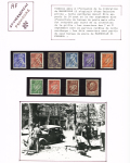 Sélection de timbres sur la Libération : Annemasse