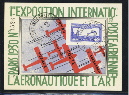 N°6b 1f50 outremer vif obl. càd Exposition internationale