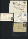 1850-1874, Sélection de 28 lettres et 2 devants dont