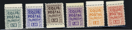N°186M à 186R, série complète de 6 valeurs, neufs