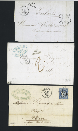 MARQUES POSTALES ET OBLITERATIONS DU NORD : Aniche