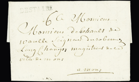 Estaires : MP "Destaire" (L1 - 1780), ind 23. Rare et TB