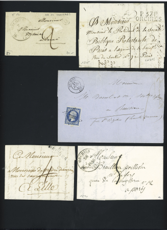 6 lettres dont MP "P 57 P Orchies" (1825). TB