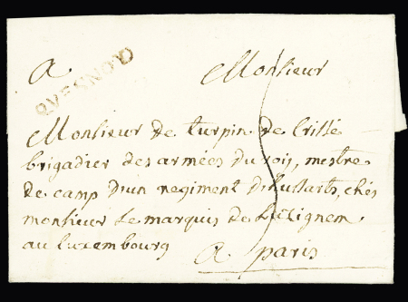MP "Quesnoy" (L n°4 - 1756) ind 20. TB