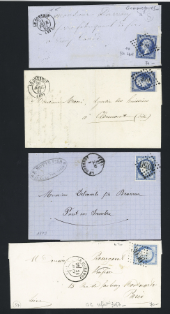 22 plis du Quesnoy dont MP "Le Quesnoy" (1795, avec certificat Pothion). TB lot