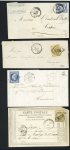 22 plis du Quesnoy dont MP "Le Quesnoy" (1795, avec certificat Pothion). TB lot