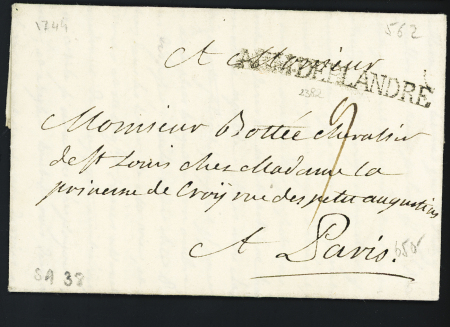 MP "Arm de Flandre" (1744 - Camp de Nevet). TB