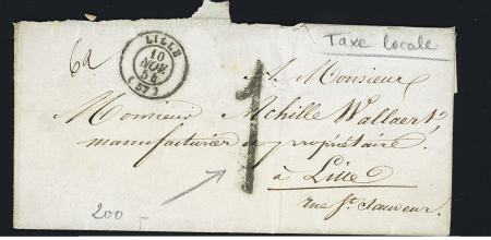 Lettre à en-tête datée de Nimègue (An 3) avec MP "Don I Arm Sambre et Meuse". TB