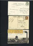 8 lettres avec convoyeurs stations + 6 convoyeurs lignes sur cartes postales - plupart du département du Nord. TB