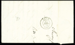 VAUCLUSE : cursive "86 Courthezon" + dateur "A" (1847)
