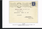 N°372, 4 pièces perforés "MH" (Messagerie Hachette Paris) sur étiquette de colis pour Nevers. TB