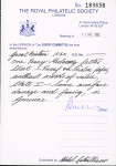 1839 1d Mulready lettersheet - Proof on India paper
