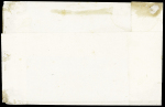 1839 1d Mulready lettersheet - Proof on India paper