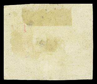 5Pi Black, die proof, imperforate example (Type I)