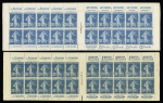 4 carnets : n°192 C3 (S96) - n°192 C1 (S89) - n°192 C3 (S91) - n°192 C2 (S102 - couv moto Monet et Goyon - Radio Snap). TB. Cote 1240€
