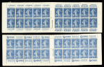 Carnets : n°192 C2 (S102 E) - n°192 C5 (S100) - n°192 C5 ( S97 - Pays du Nord) - n°192 C2 (S101 - couv. Vouvray - Maison Dony). TB Cote 720€