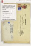 n°360 : entier carte postale TSC expo de Saint-Etienne OBL (SEC O1) - bande neuve (datée 919) (SEC O2) - on joint une bande d'expédition de documents administratifs AFF recto-verso. TB. Cote 210€+