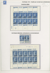 N°217, 25c sur 30c, Semeuse bleu, 3 pages d'exposition