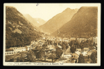 n°137, paire non dentelée accidentelle + n°137, exemplaire normal CDF de carnet OBL Cauterets Hautes Pyrénées sur carte postale. TB
