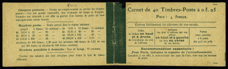 Carnet n°137 C8. TB. Cote 950€