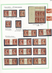 Ensemble spécialisé sur le 10c Semeuse camée rouge : paraoblitérés, millésimes, lettres (dont n°138 perforés "B.A") sur lettre à en-tête "La Buire Automobiles", roulettes sur raccords, entiers postaux, carnet A