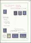 Ensemble spécialisé sur le 10c Semeuse camée rouge : paraoblitérés, millésimes, lettres (dont n°138 perforés "B.A") sur lettre à en-tête "La Buire Automobiles", roulettes sur raccords, entiers postaux, carnet A