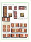 Ensemble spécialisé sur le 10c Semeuse camée rouge : paraoblitérés, millésimes, lettres (dont n°138 perforés "B.A") sur lettre à en-tête "La Buire Automobiles", roulettes sur raccords, entiers postaux, carnet A