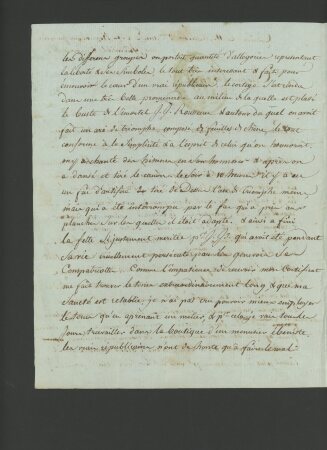 29. Juni 1794 - Carouge nach Bordeaux - Faltbrief mit