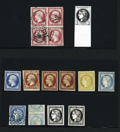 1852-70, Petit de lot de classiques choisis dont diverses