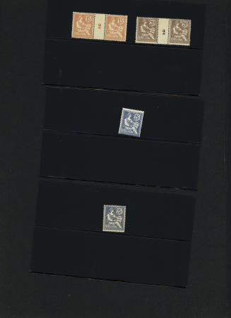 1900-36 Exceptionnelle selection de timbres semi-modernes
