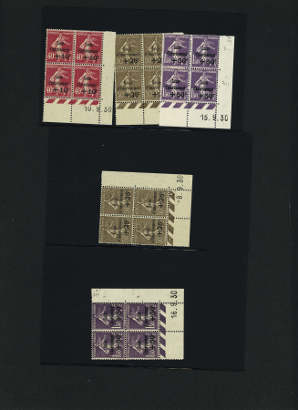 1900-36 Exceptionnelle selection de timbres semi-modernes