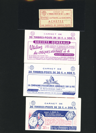 1930-60, Lot de 20 carnets de toute époques à partir