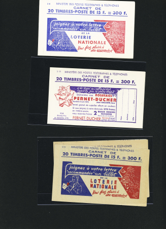 1930-60, Lot de 20 carnets de toute époques à partir