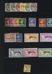 1859-1950 Ensemble de diverses colonies sur 24 plaquettes