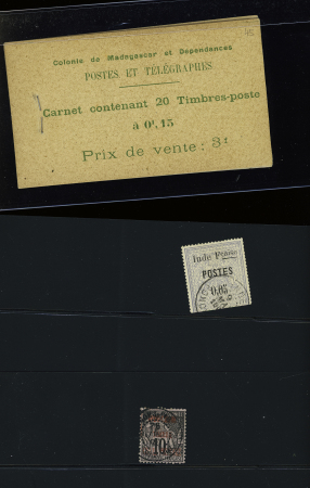1859-1950 Ensemble de diverses colonies sur 24 plaquettes