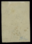 1852 1c Black on magenta, large margined horizontal