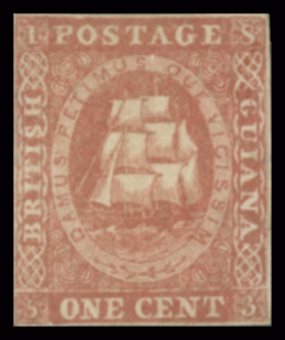 1c Brownish red, second stone, type A, close to good