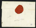 MP "Quingey" (L n°2 - 1788) sur lettre pour Besançon, très jolie frappe