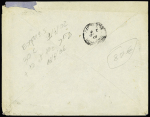 N°140 en paire OBL Paris 22 R. de Provence (1907) sur lettre par exprès du 2ème échelon pour Périgueux. TB
