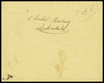 N°140, bande de 5 BDF OBL CAD "Strasbourg 2 Bas-Rhin" (1922) sur lettre par exprès pour Paris avec griffe encadrée "Exprès" frappée 3 fois. TB