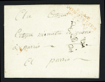MP rouge "P 24 P Pontarlier Pt Payé" (1799 - ind 19)