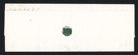 N°4 OBL PC 2800 + cursive "24 Sancey le Grand" + dateur B (1852) sur lettre. TB