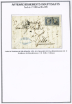 1849-1865, Collection de 174 plis insuffisamment affranchis