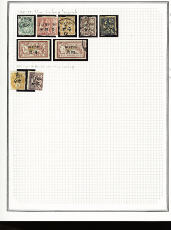 1894-1911, Collection des bureaux français en Chine,