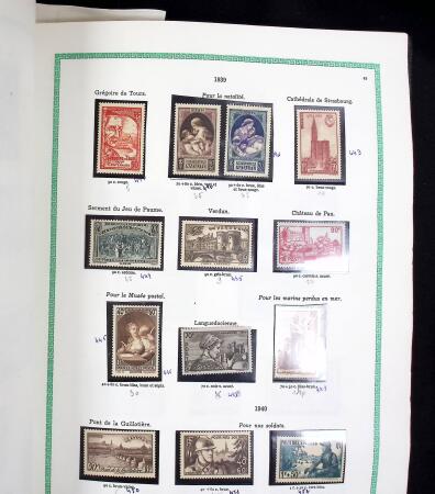 1860-2019, Collection de France principalement neuve