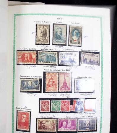 1860-2019, Collection de France principalement neuve