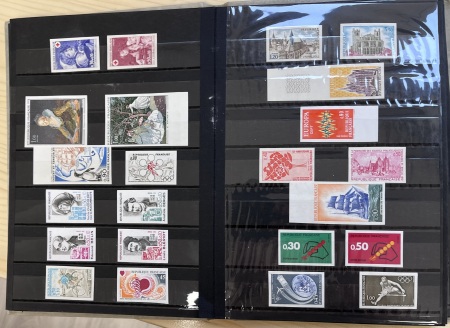1908-2001, Collection de timbres neufs de France en